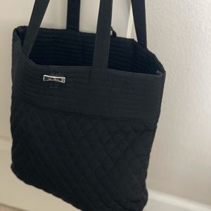 Vera Bradley Black Quilted Tote Bag